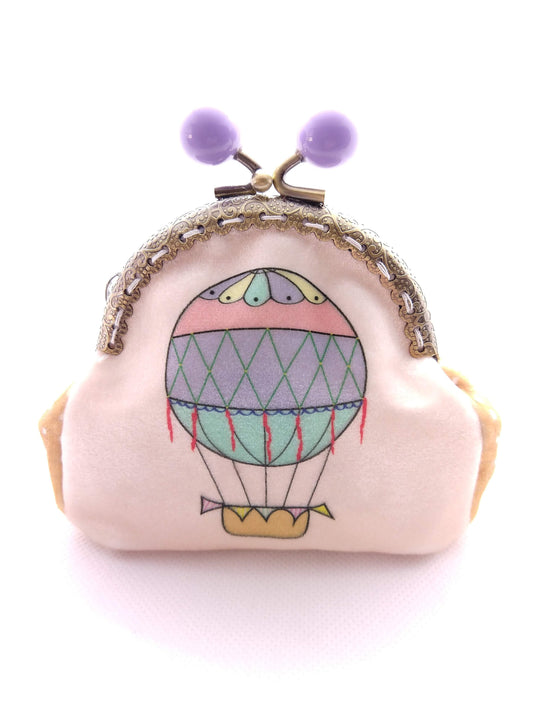 Balloon Coin Purse with Cloud Lining