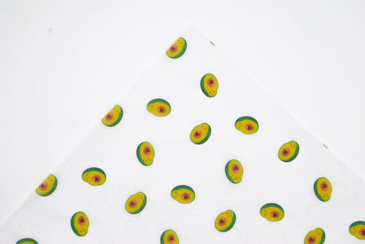 Avocado Tissue Paper, 100% Recycled, Pack of 5 Sheets